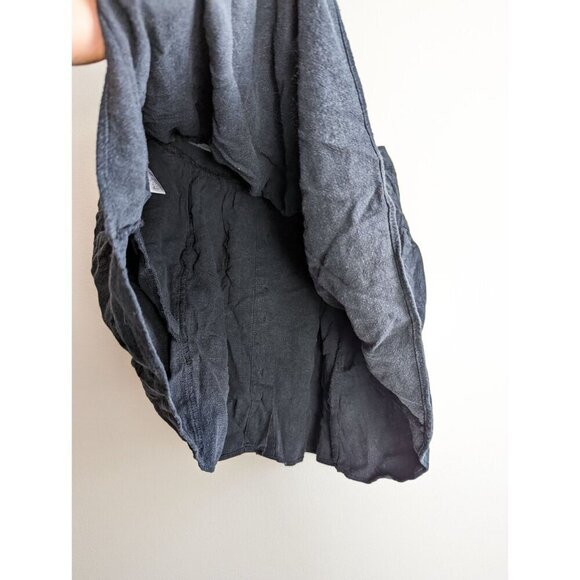 Urban Outfitters Linen Blend Button Front Pocket Mini Skirt Medium - Picture 6 of 9